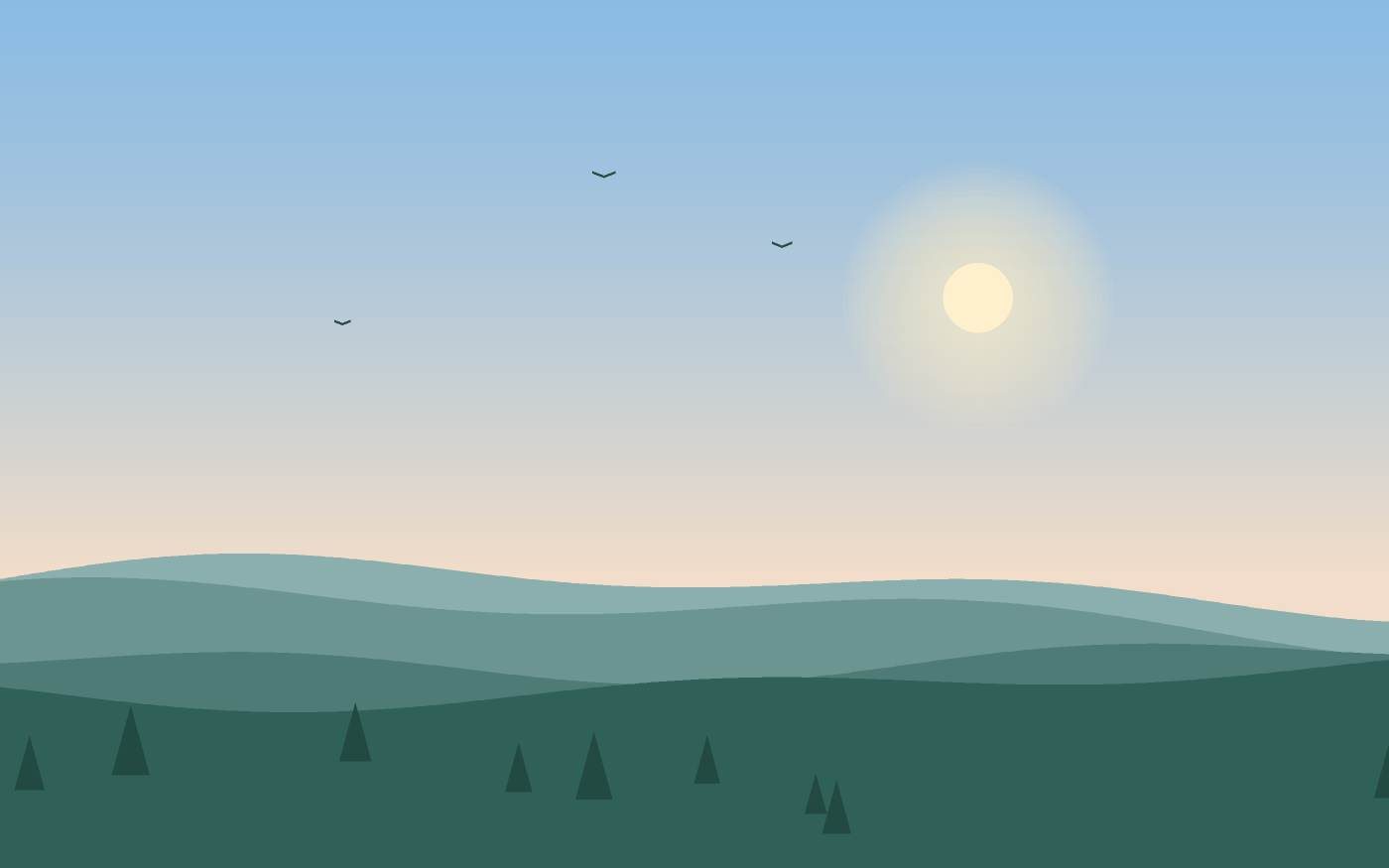 Landschaftsillustration