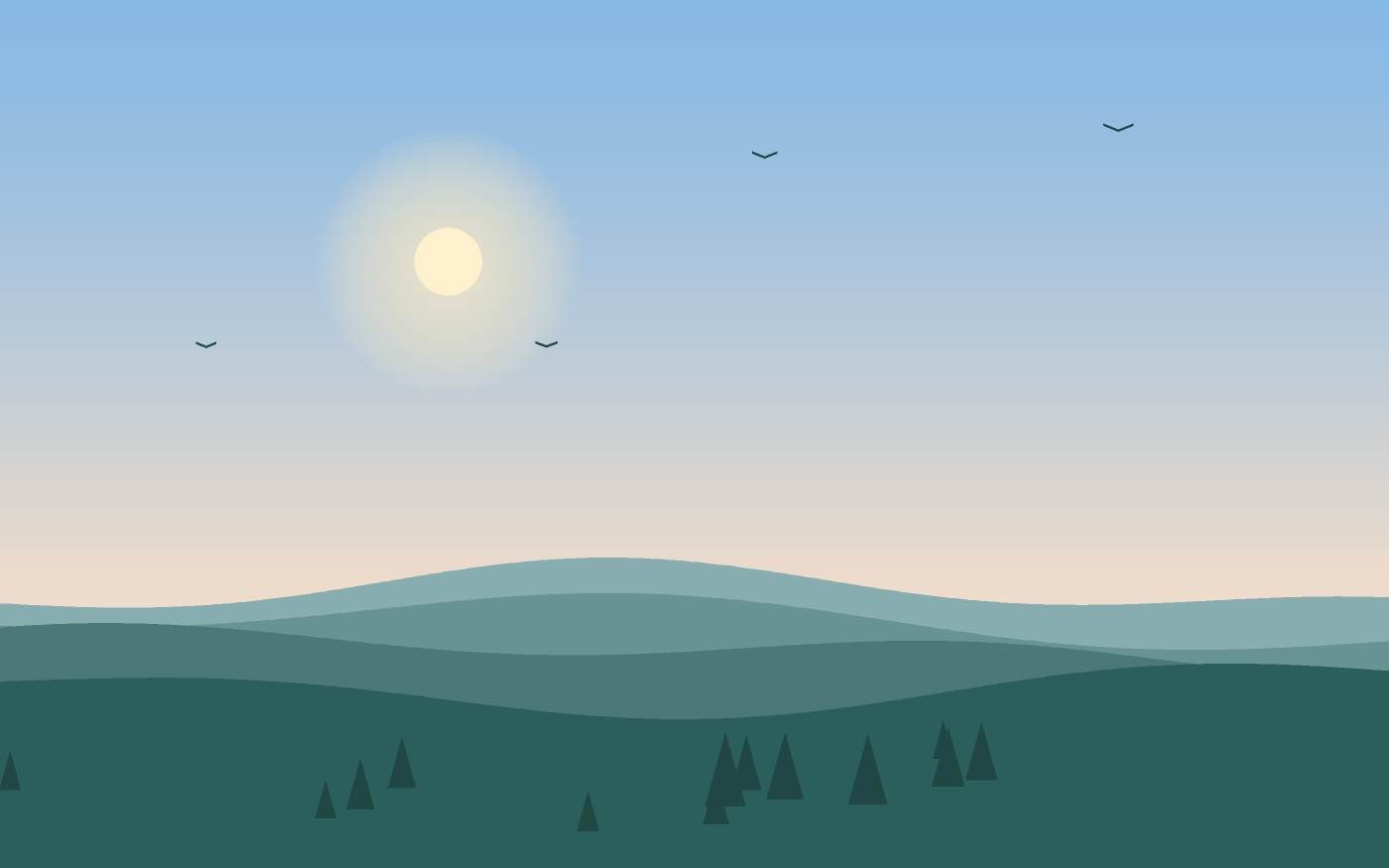 Landschapsillustratie