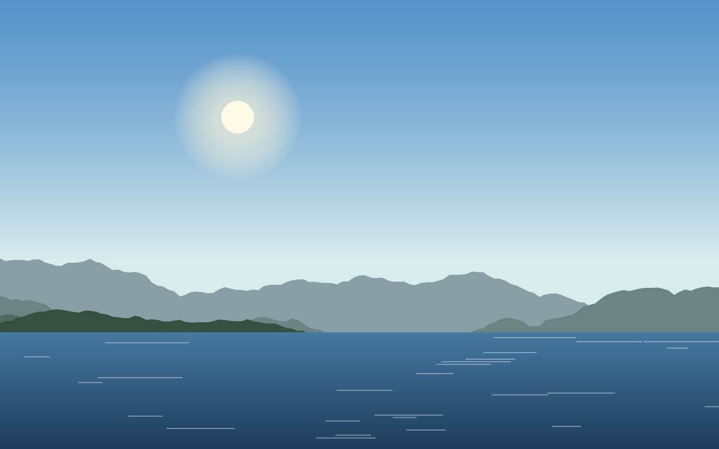 Ilustración de un paisaje