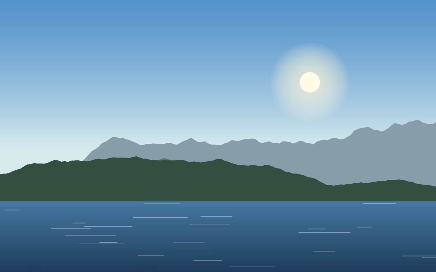 Ilustración de un paisaje