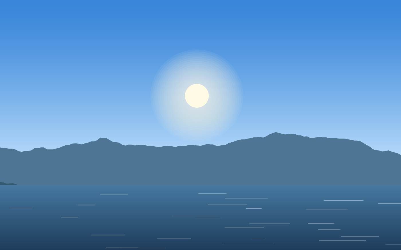 Illustrazione di un paesaggio