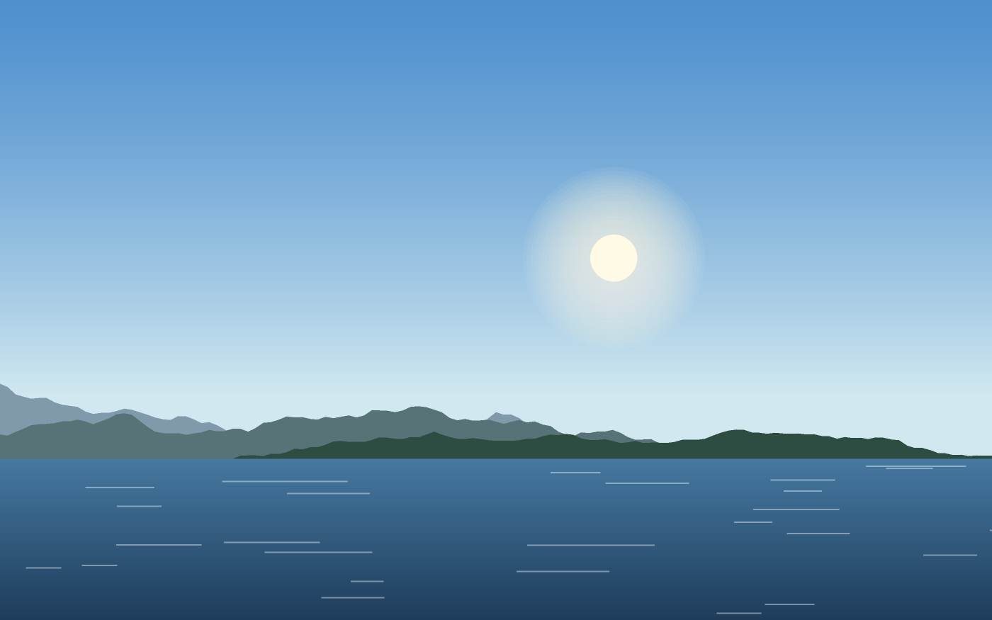 Landschapsillustratie