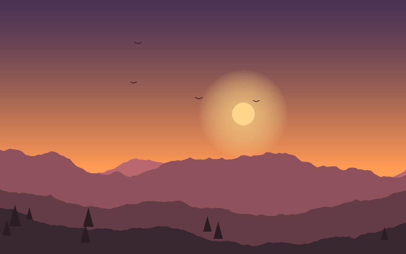 Ilustracja krajobrazu