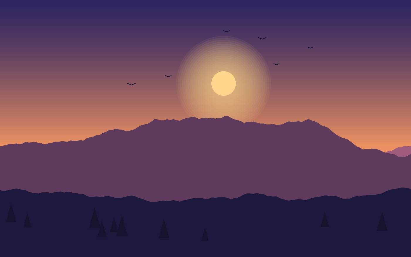 Landskapsillustration